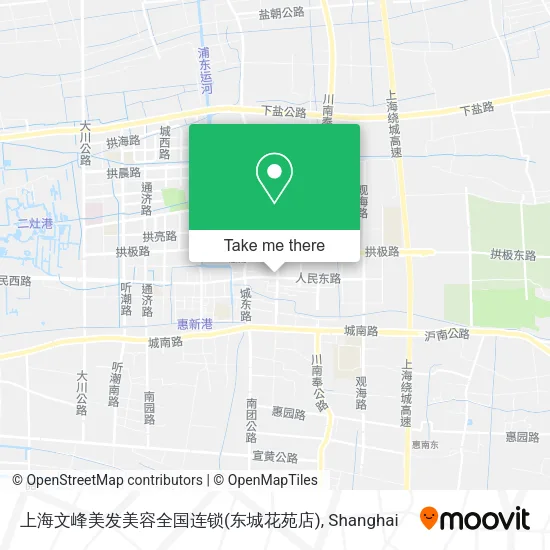 上海文峰美发美容全国连锁(东城花苑店) map
