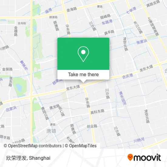 欣荣理发 map