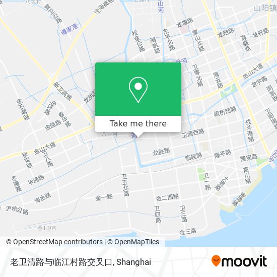 老卫清路与临江村路交叉口 map