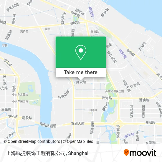 上海眠捷装饰工程有限公司 map