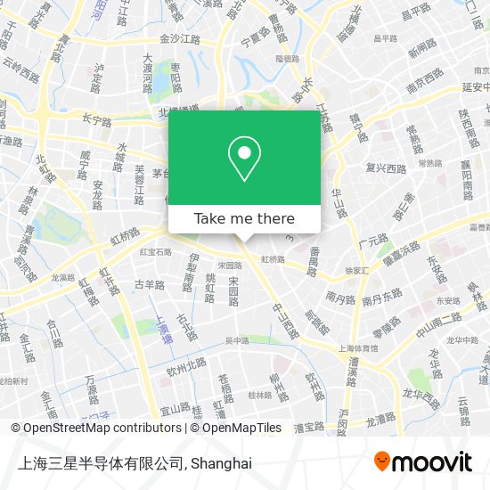 上海三星半导体有限公司 map
