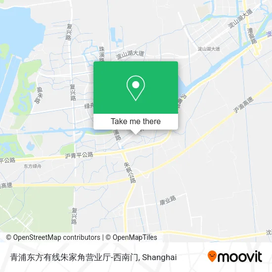 青浦东方有线朱家角营业厅-西南门 map