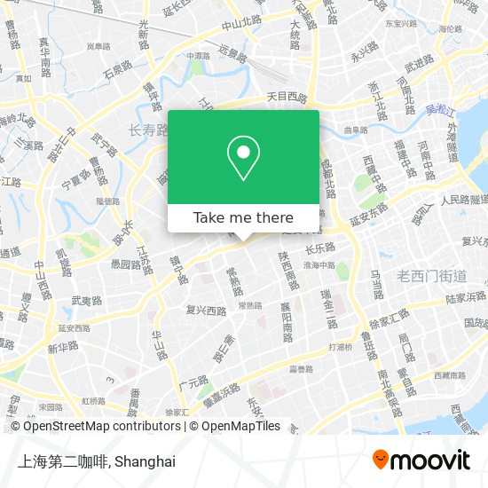 上海第二咖啡 map