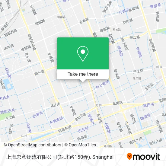 上海忠意物流有限公司(瓶北路150弄) map