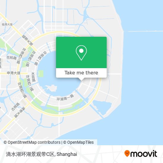 滴水湖环湖景观带C区 map