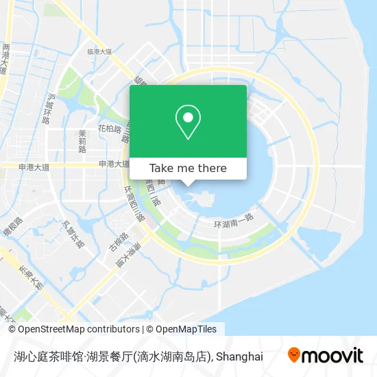 湖心庭茶啡馆·湖景餐厅(滴水湖南岛店) map