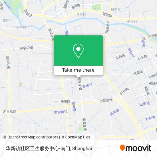 华新镇社区卫生服务中心-南门 map