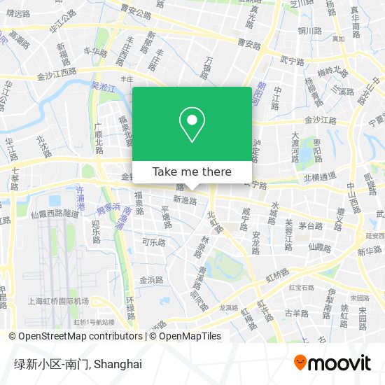 绿新小区-南门 map