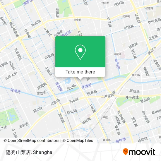 隐秀山菜店 map