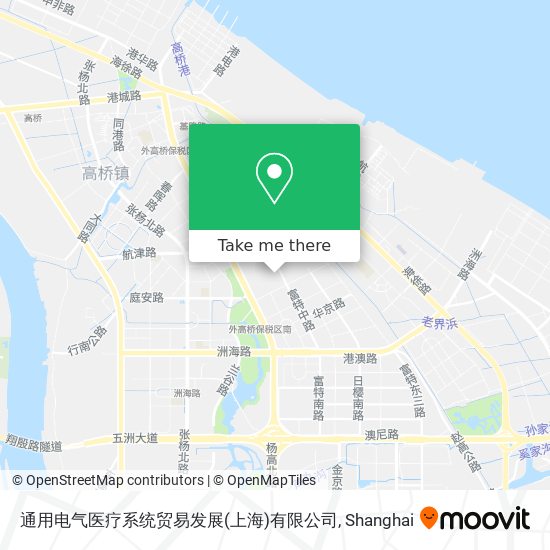 通用电气医疗系统贸易发展(上海)有限公司 map