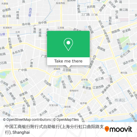 中国工商银行附行式自助银行(上海分行虹口曲阳路支行) map