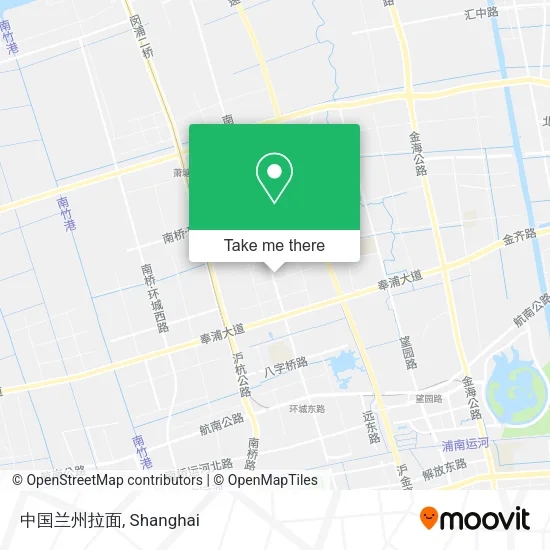 中国兰州拉面 map