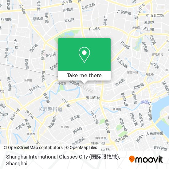 Shanghai International Glasses City (国际眼镜铖) map