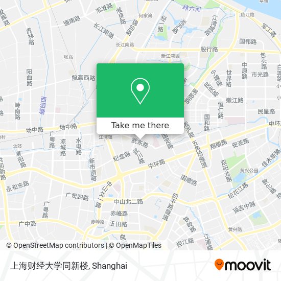上海财经大学同新楼 map