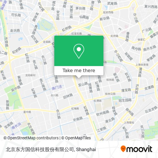 北京东方国信科技股份有限公司 map