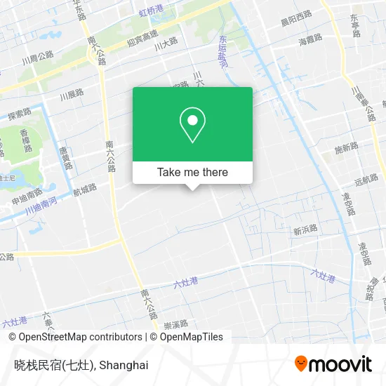 晓栈民宿(七灶) map