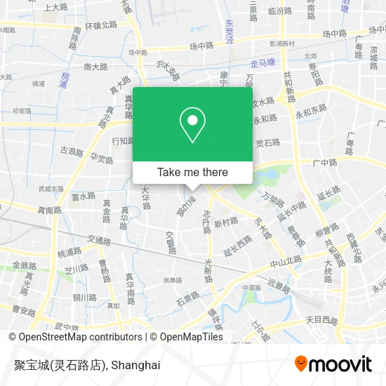 聚宝城(灵石路店) map