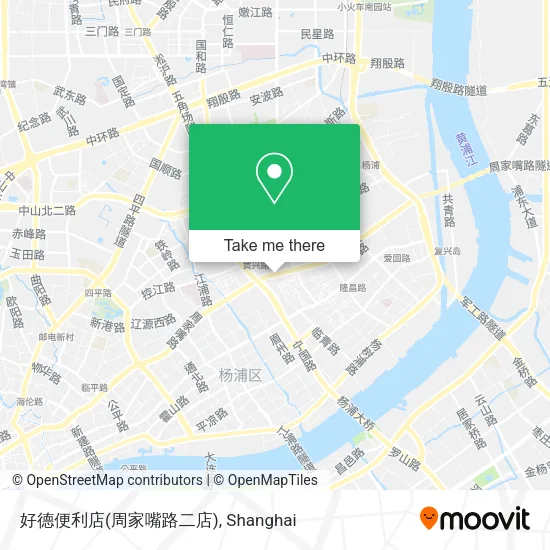 好德便利店(周家嘴路二店) map