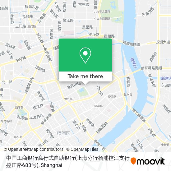 中国工商银行离行式自助银行(上海分行杨浦控江支行控江路683号) map