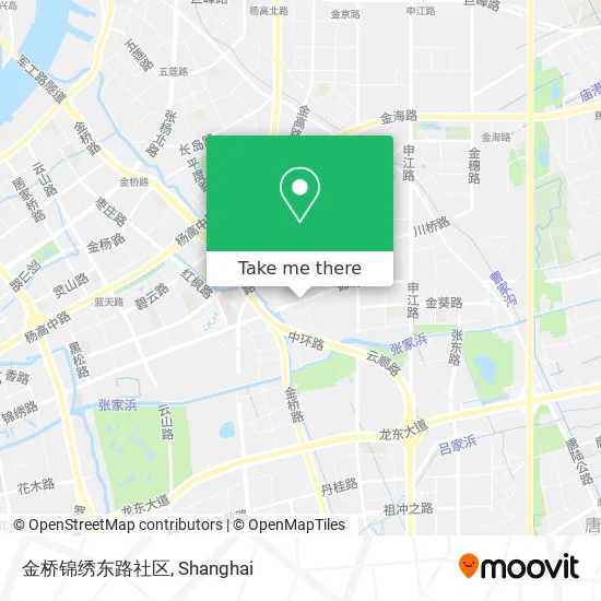 金桥锦绣东路社区 map