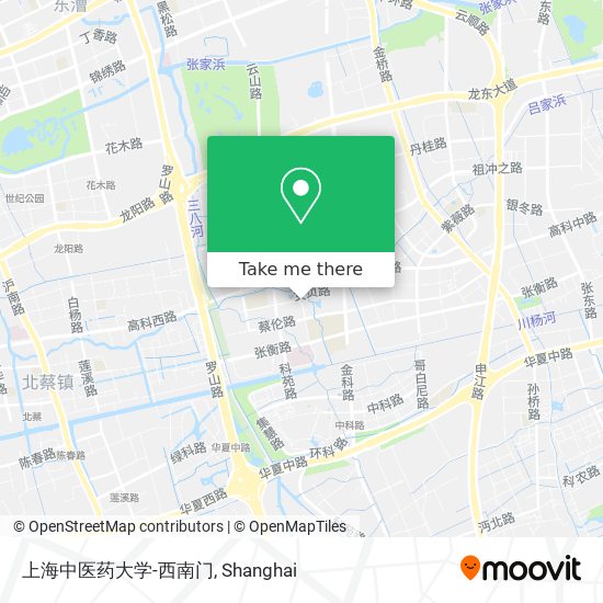 上海中医药大学-西南门 map