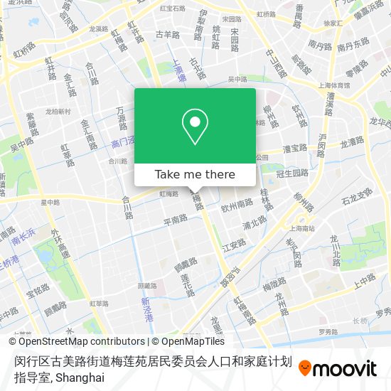 闵行区古美路街道梅莲苑居民委员会人口和家庭计划指导室 map