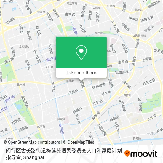 闵行区古美路街道梅莲苑居民委员会人口和家庭计划指导室 map