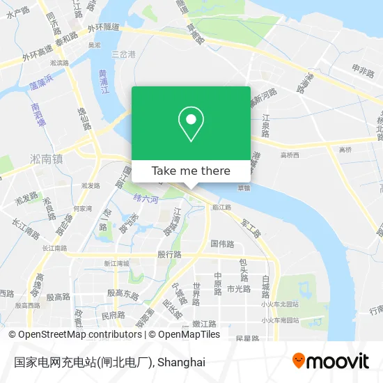 国家电网充电站(闸北电厂) map