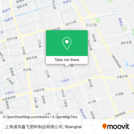 上海浦东鑫飞塑料制品有限公司 map