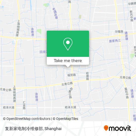 复新家电制冷维修部 map