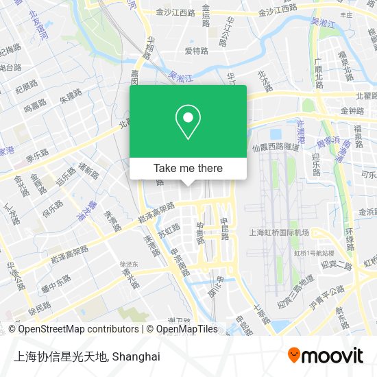 上海协信星光天地 map