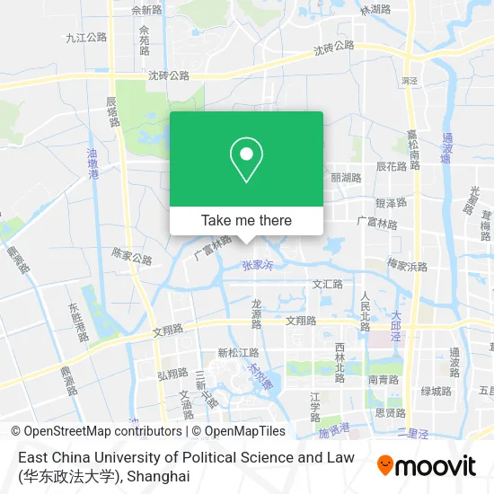 East China University of Political Science and Law (华东政法大学) map