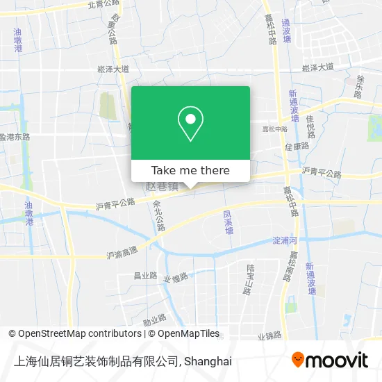 上海仙居铜艺装饰制品有限公司 map