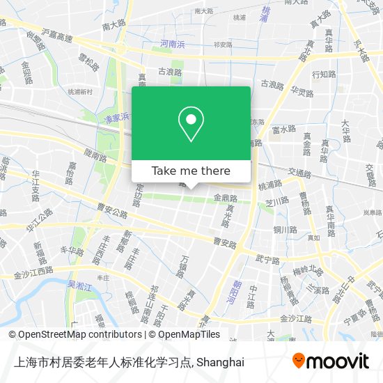 上海市村居委老年人标准化学习点 map
