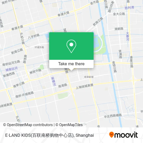 E·LAND KIDS(百联南桥购物中心店) map