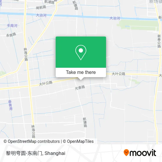 黎明弯圆-东南门 map