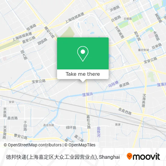 德邦快递(上海嘉定区大众工业园营业点) map