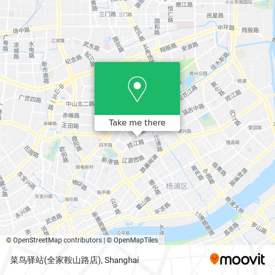 菜鸟驿站(全家鞍山路店) map