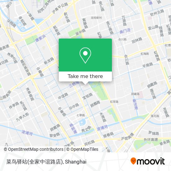 菜鸟驿站(全家中谊路店) map