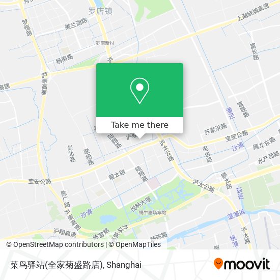 菜鸟驿站(全家菊盛路店) map