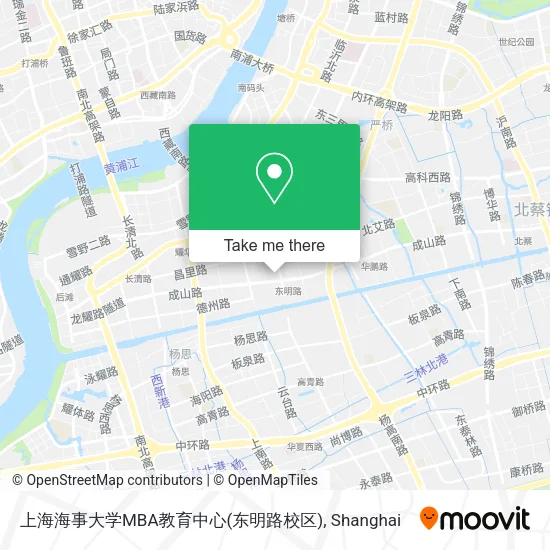 上海海事大学MBA教育中心(东明路校区) map