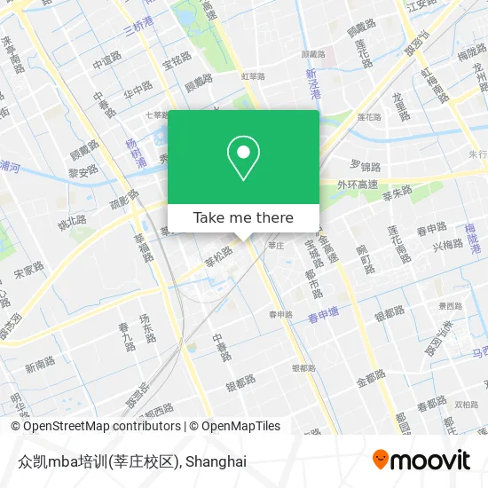 众凯mba培训(莘庄校区) map