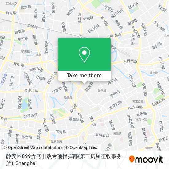 静安区899弄底旧改专项指挥部(第三房屋征收事务所) map