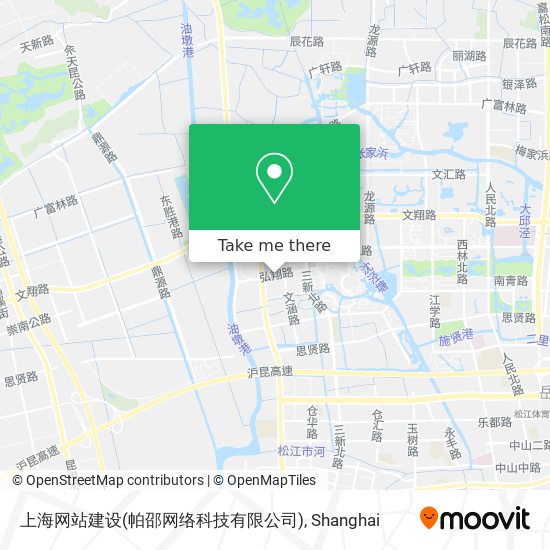 上海网站建设(帕邵网络科技有限公司) map