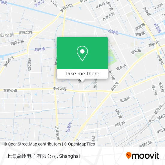 上海鼎岭电子有限公司 map