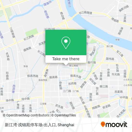 新江湾·戎锦苑停车场-出入口 map