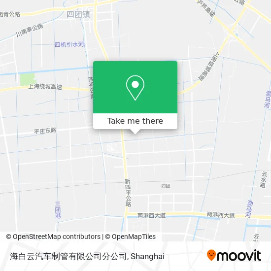 海白云汽车制管有限公司分公司 map