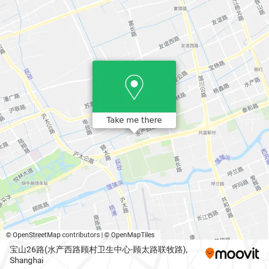 宝山26路(水产西路顾村卫生中心-顾太路联牧路) map