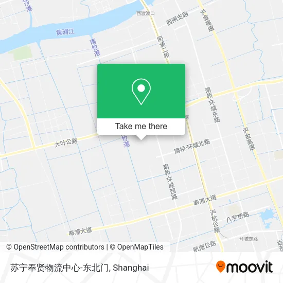 苏宁奉贤物流中心-东北门 map