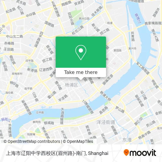 上海市辽阳中学西校区(眉州路)-南门 map